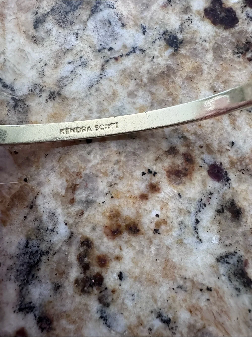Kendra Scott Gold Tone Slim Cuff Bracelet